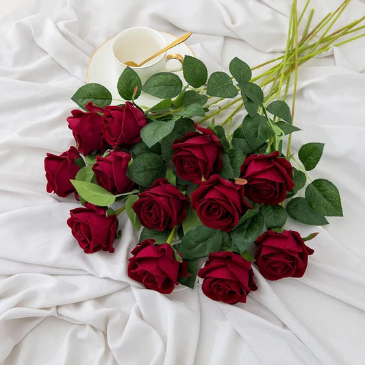 Artificial Flowers Fake Rose Bouquet Gift